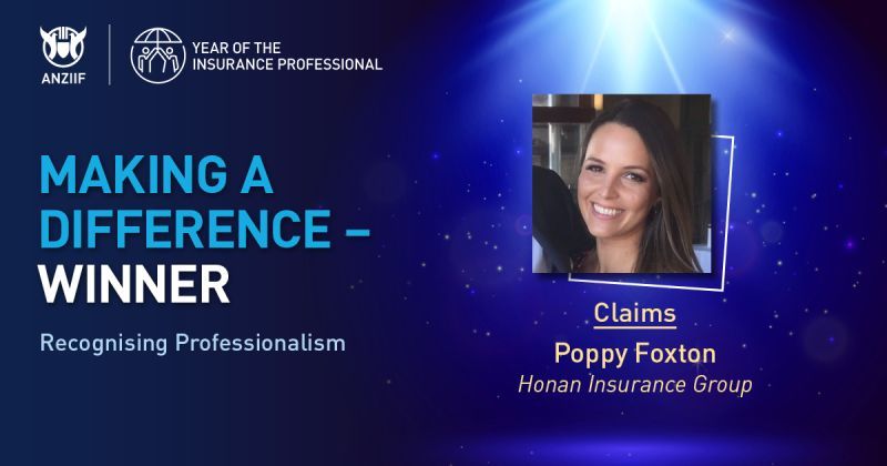 Making a Difference – congratulations to Poppy Foxton